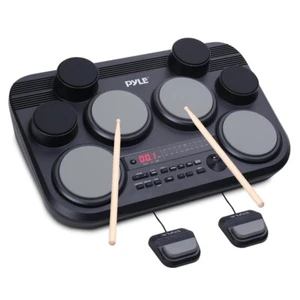 Pyle Electronic Table Digital Drum Kit Top w/ 8 Pad Digital Drum Kit - Picture 1 of 7
