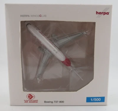 Herpa Air Algerie Boeing 737-800 Model - 1:500 - 518024 - Image 1 of 4