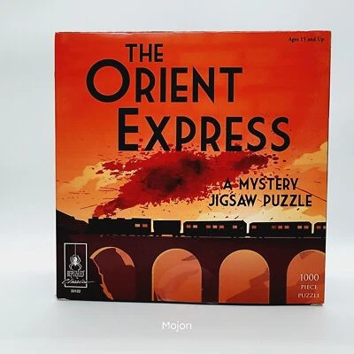 Rompecabezas misterioso The Orient Express 1000 piezas, leer montaje resolver Foto 1 de 4