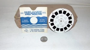 REEL VINTAGE 1948 SAWYER'S VIEW-MASTER # 502 MEXICO CITY MEXICO - Foto 1 di 4
