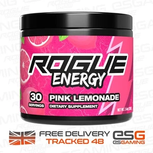 Rogue Energy Pink Lemonade Tube | Energy Drink Pulver | 30 Portionen | UK Verkäufer - Bild 1 von 6
