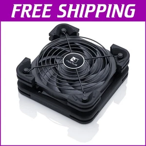Whisper-Quiet 120mm Fan with Vibration Dampening for Ultimate Device Cooling - Photo 1/10