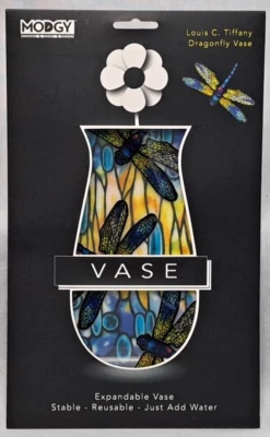 Modgy Myvaz Collapsible / Expandable Flower Vase - Tiffany Dragonfly NEW! - Image 1 of 4