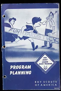 Boy Scout 1951 de colección - planificación del programa Cub Scout - Imagen 1 de 1