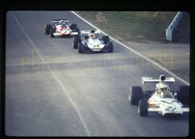Scheckter / Posey / Ickx - 1972 US Grand Prix Watkins Glen - Vtg Race Slide - Image 1 of 3