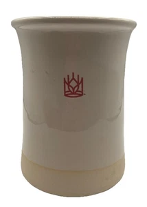 Great Day Keramik 2021 Utensilien Halter weiß glasiert Handarbeit USA modern 6" hoch - Bild 1 von 5