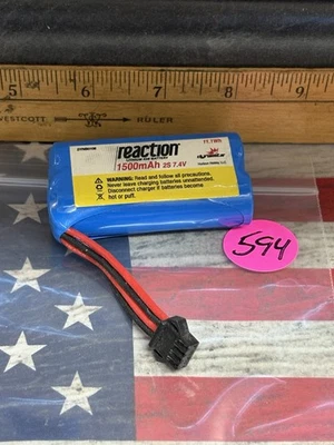 DYNB0108 Dynamite 2S Li-Ion Battery (7.4V/1500mAh) /PreOwned / Takes & Holds CH. - Image 1 of 2