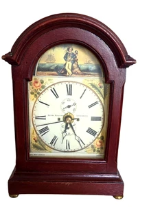 Vtg Henry Robinson KIENZLE MCM Mid Century Mantle Table Clock Liverpool 7" Tall - Picture 1 of 13