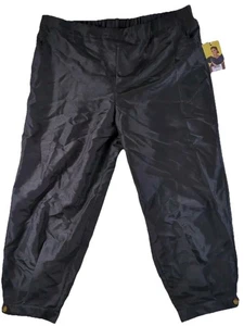Kika Vargas 2X Jakobsmuschelkante spitz zulaufende Hose Athleisure Zug schwarz Damen Plus neu mit Etikett - Bild 1 von 16
