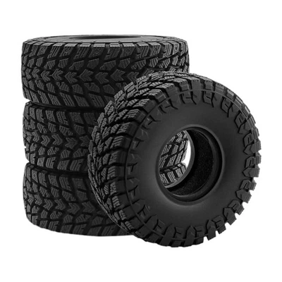 4Pcs 1/10 RC Crawler Reifen Ersatzteile für 1/12 Modell Autos Klettern Auto - Bild 1 von 4