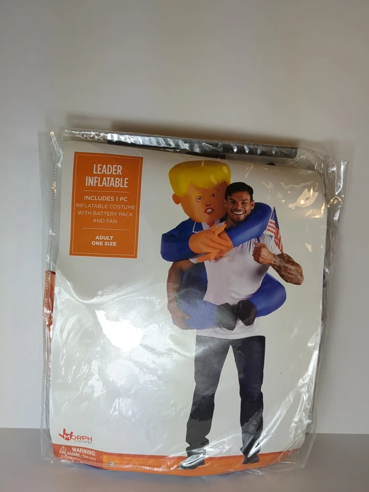 Trump Inflatable Leader Piggyback Halloween Morph Costumes Adult NWT - Image 1 of 1