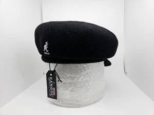 Gorra Kangol negra vintage negra talla pequeña lana Spitfire 0259BC   - Imagen 1 de 5
