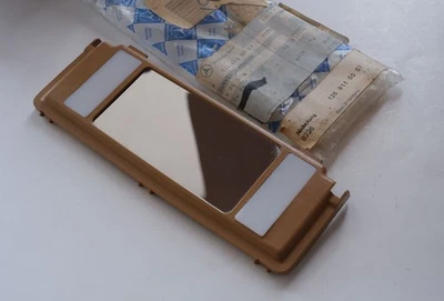 Novo sistema operacional Mercedes Benz Sunvisor conjunto de inserção de espelho 1268110007 bronzeado cedo W126 - Imagem 1 de 3