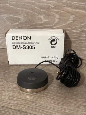 Micrófono de calibración omnidireccional Denon DM-S305 para receptor de sonido envolvente Foto 1 de 4