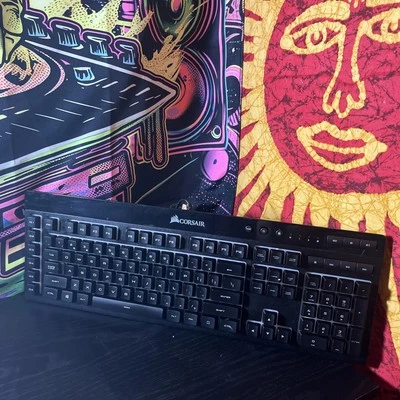 Corsair K55 RGB Wired USB Gaming Keyboard - Image 1 of 4