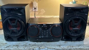 LG ckm4 XBOOM 300W Sistema Hi-Fi Scaffale con Connettività BT No Telecomando Testato - Foto 1 di 11
