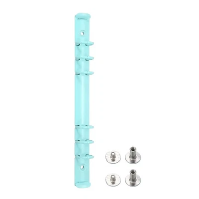 A5 Ring Binder Mechanisms, 1 Set 6-Hole Replacement Binder Planner, Blue - Image 1 of 4