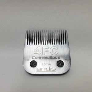 Andis CeramicEdge Carbon-Infused Steel Pet Clipper Blade Size 4FC 9.5mm - Picture 1 of 6