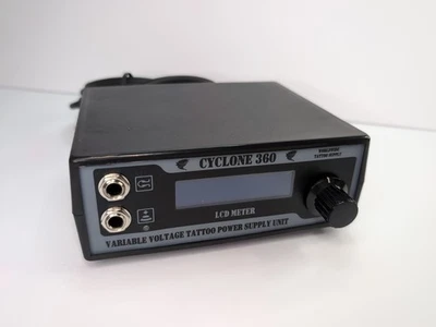 CYCLONE 360 LCD Digital 10-Turn Power Unit Tattoo Power Supply - Image 1 of 4