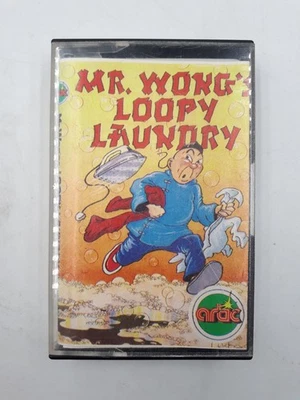 JUEGO CINTA SPECTRUM SINCLAIR ZX Mr. Wong's Loopy Laundry 48K 128K - Imagen 1 de 4