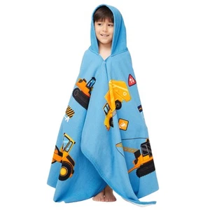 Hooded Towel for Toddlers 5-12 Years Boys Girls Bath Pool Beach Towel Wrap Ex... - Picture 1 of 7