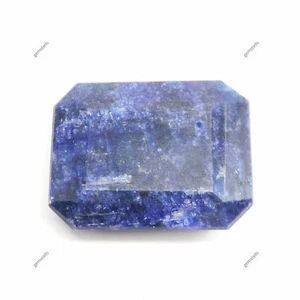 418.25 Ct Natural Blue Tanzanite Emerald Cut Huge Size CERTIFIED Loose Gemstone - Picture 1 of 13