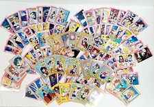 Vintage Sailor Moon Prism Holographic Sticker Trading Card lot set