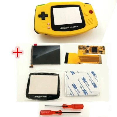 GBA V2 IPS Screen Backlight LCD Mod & GBA Pre-Cut Housing shell Case -NEW - Image 1 of 4