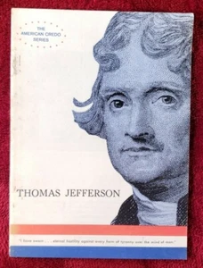 VNTG (1963) Thomas Jefferson Biography Pamphlet. Eleanor Dowling. GM Men & Women - Picture 1 of 11