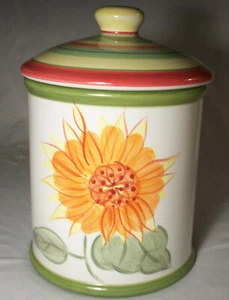 Dansk TROPICAL SWIRLS (2003-2004): Large Canister w. Gasketed Lid: VGC: NR - Picture 1 of 5