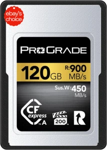 High Speed Cfexpress 2.0 Type A Memory Card 120GB Gold Compatible Cameras - Picture 1 of 2
