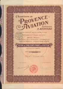 Hydravions A Bernard 1924 Paris France - French Aviation Pioneer / Aircraft - Picture 1 of 2