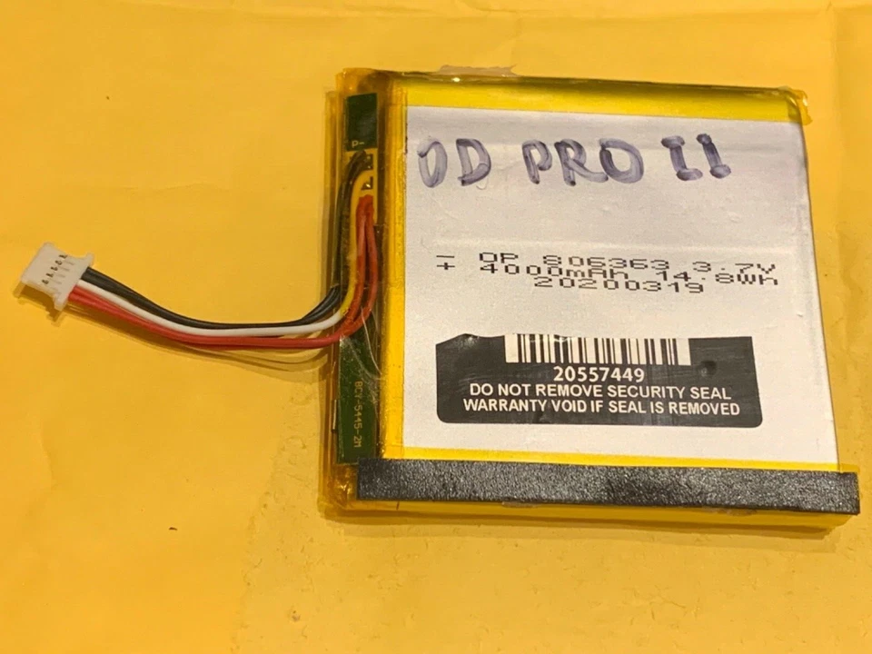 OEM 4000 mAH 3.7v 14.8Wh BATTERY FOR RAND MCNALLY OD7/OD8 PRO II 2 TRUCK GPS