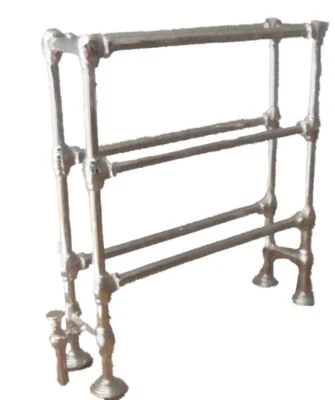 Bambole Casa Metallo Doppio Portasciugamani Kit Miniatura 1:12 Lattina Essere - Immagine 1 di 4