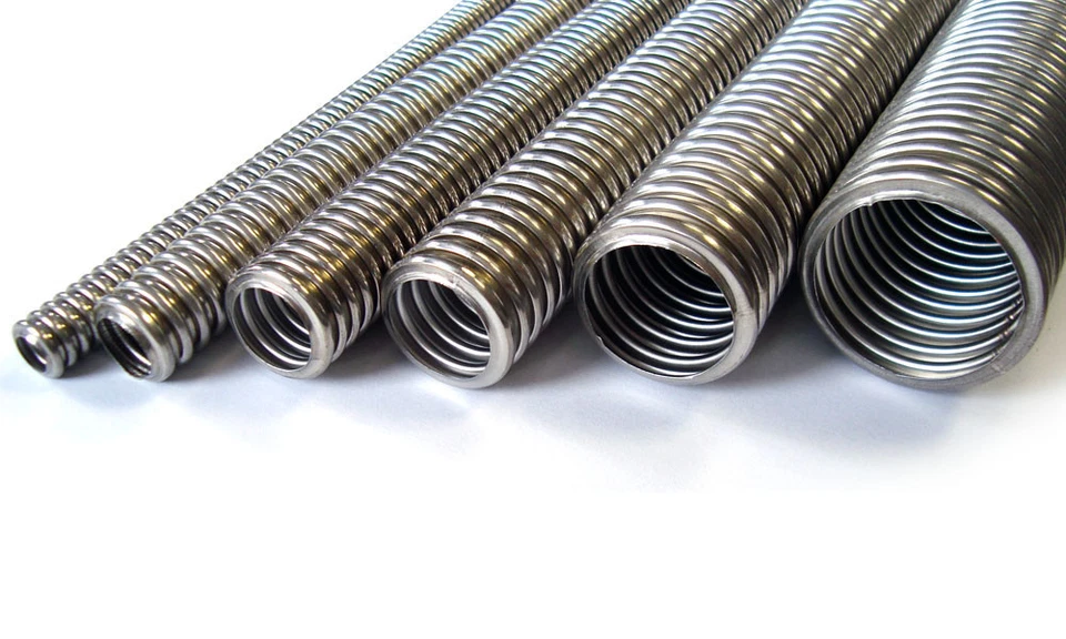 meterware Edelstahl 1.4404 Wellrohr Solarrohr VA Rohr Heizung DN08 - DN50 - Bild 1 von 1