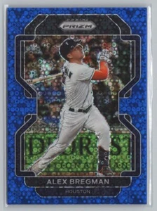 2022 Panini Prizm Alex Bregman Blue Donut Circles Prizm SN #50 J - Picture 1 of 2