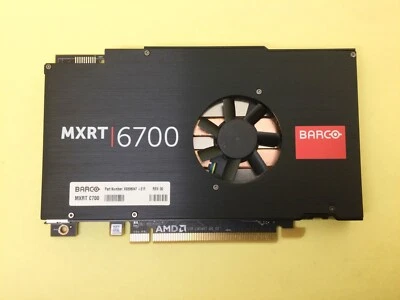 AMD BARCO MXRT 6700 8GB GDDR5 PCIe Graphics Card MXRT-6700 ***No Bracket - Image 1 of 2