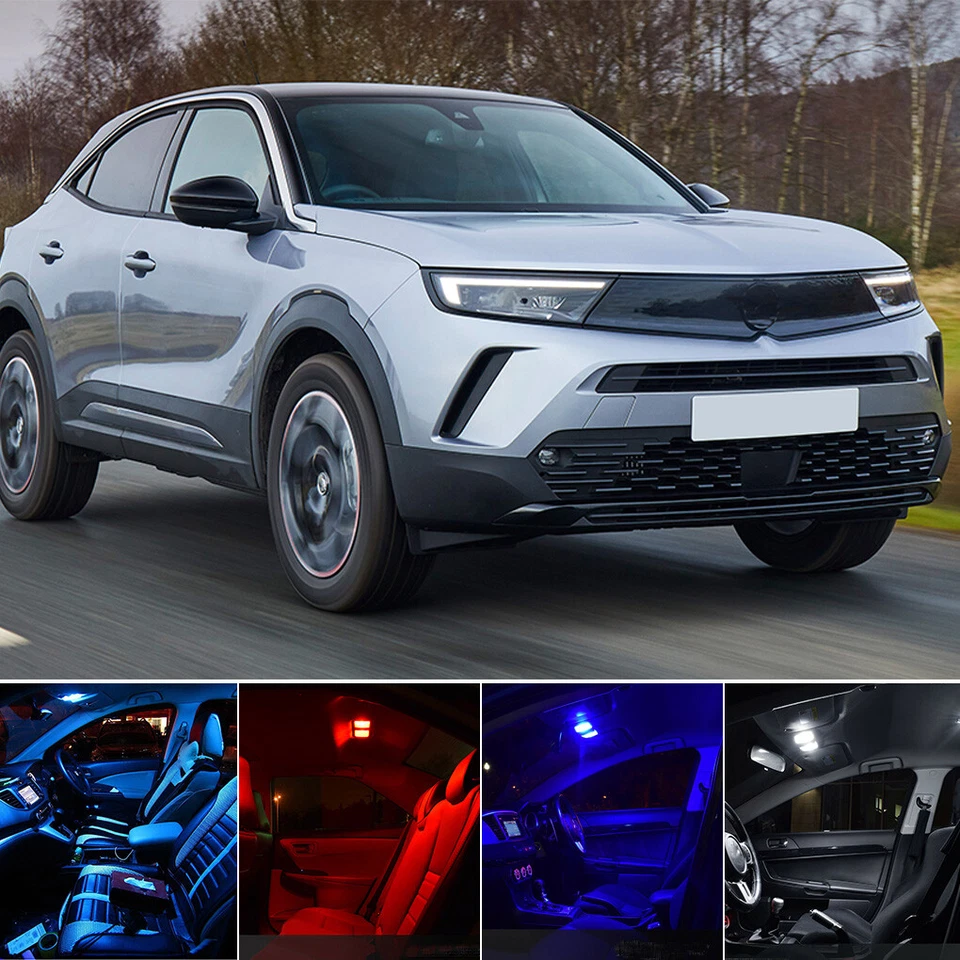 PREMIUM for VAUXHALL MOKKA MOKKA X INTERIOR UPGRADE LED LIGHT LAMP KIT PACKAGE - Image 1 of 4