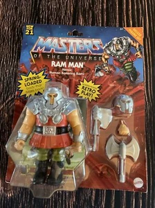 Masters of the Universe MOTU Origins Deluxe Figure Set Ram Man NOC 2021 - Picture 1 of 5