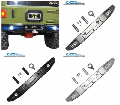 GPM Alu. Alloy Rear Bumper Guard with light for AXIAL 1/6 SCX6 JEEP JLU RC - Image 1 of 4