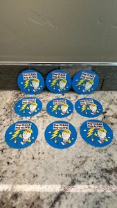 Set of 9 star liner stay clear stay alive electrical stickers - Picture 1 of 3