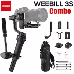 ZHIYUN Weebill 3S Combo 3-Axis Gimbal Stabilizer Anti-Shake for Canon Nikon Sony - Picture 1 of 12