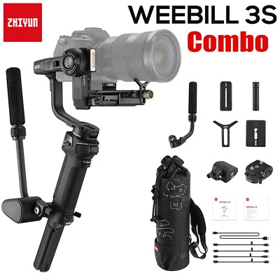 Zhiyun Weebill 3S Combo 3-Axis Gimbal Stabilizer for Canon Sony Fuji Camera DSLR - Image 1 of 4