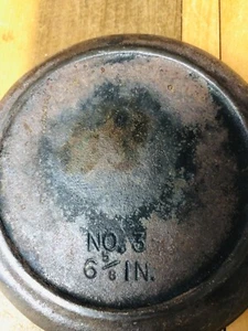 Cast Iron Frying Pan No. 3 Egg Skillet 6" Pour Spout Vintage Camp Homesteading - Picture 1 of 12