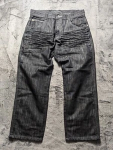 Vintage Southpole 4180 Straight Leg Jeans Y2K Herren Gr. 36 Schwarz - Bild 1 von 13