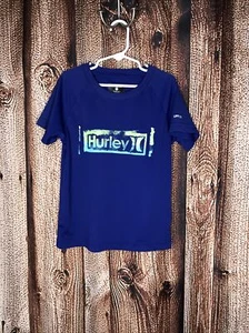 Hurley NIKE DRI- FIT Top UPF 50+ Boys Size 7 Short Sleeve EUC - Picture 1 of 3