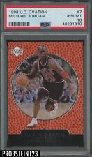 1998-99 Upper Deck Ovation #7 Michael Jordan Chicago Bulls HOF PSA 10 GEM MINT