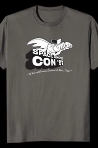RARE Space Ghost Con '97 t-shirt (DARK GREY) - Size Large - NEW SEALED MINT - Bild 1 von 3