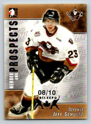 2004-05 ITG Heroes Prospects Fall Expo #81 Jeff Schultz /10 (ref 205177) - Image 1 of 2