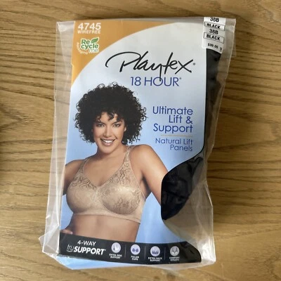 Playtex Women's 18-Hour Ultimate Lift & Support Wireless Bra 4745 Size 38B - Image 1 of 2
